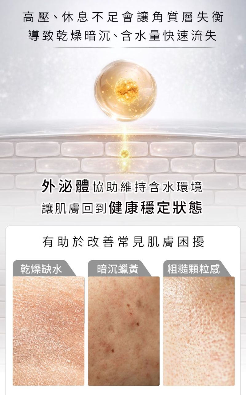 諾亞外泌體復甦面膜改善乾燥缺水、暗沉蠟黃與粗糙顆粒感,穩定肌膚狀態